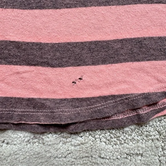 ✨ Free People We The Free The Twist Coral Light Striped Tank Top - Picture 6 of 11